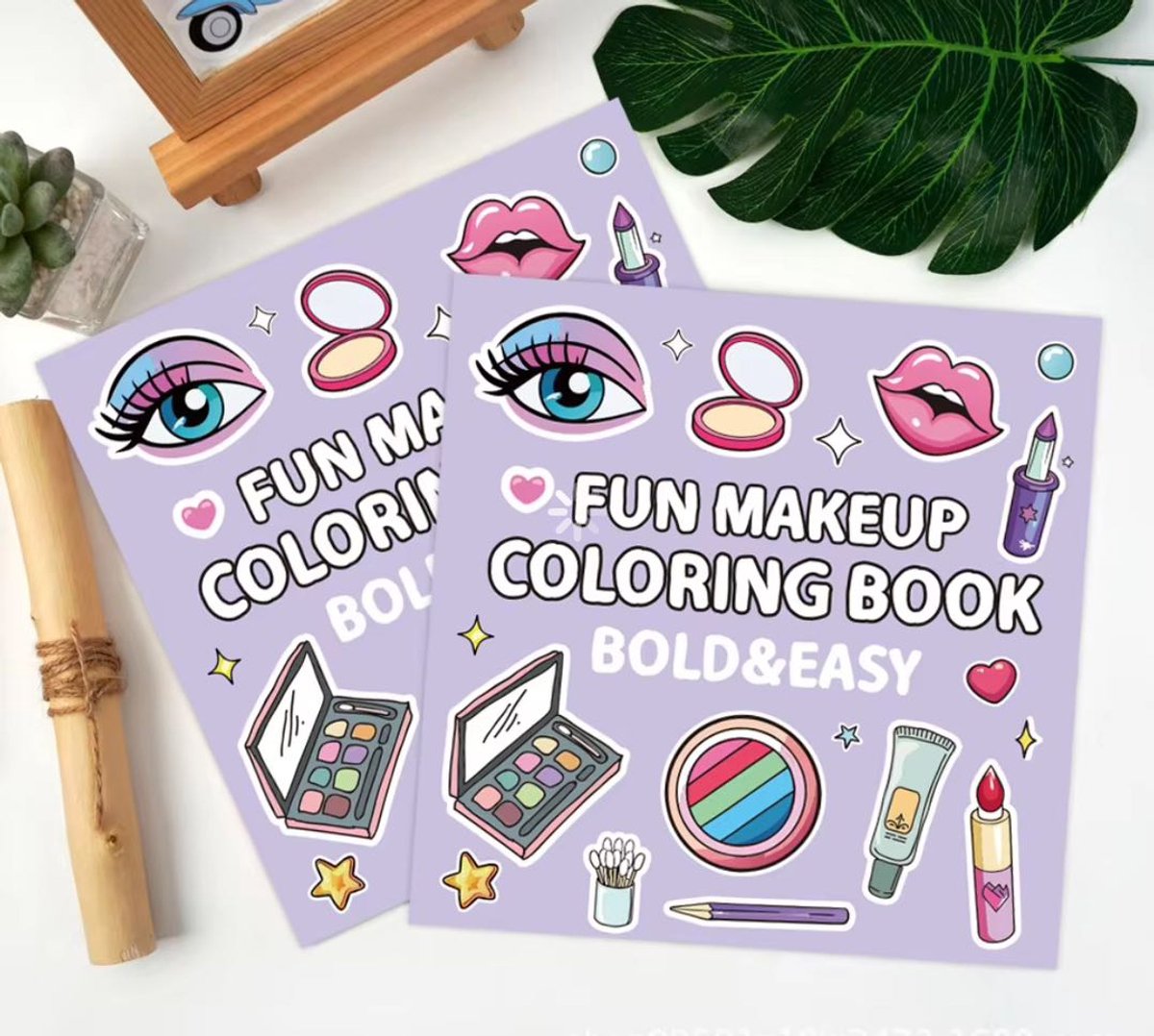 Cozy Coloring Book – Fun Makeup – Make-up Kleurboek voor Volwassenen & Kinderen | Glam & Glow Coloring Book vol Beauty, Mode & Creativiteit | Ontspannend & Vrolijk Cadeau voor Meiden